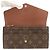 Louis Vuitton Portefeuille Sarah Monogram Long Wallet Marrone - vista 5