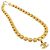 Colar Chanel Coco Mark com strass Dourado - vista 6
