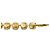 Colar Chanel Coco Mark com strass Dourado - vista 7