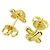 Orecchini Cross Stitch di Tiffany & Co. in oro giallo 18K - vista 3