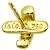 Orecchini a lobo Tiffany & Co. Cross Stitch in oro giallo 18K - vista 4