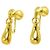 Orecchini Teardrop Tiffany & Co. in oro giallo 18K - vista 2