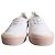 Céline 180° Sneaker Weiß Canvas Rosa Sohle Pink