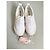 Céline 180° Sneaker Weiß Canvas Rosa Sohle Pink - Ansicht 8