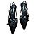 Miu Miu Sandali Slingback in pelle nera 37 Nero