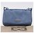Borsa a tracolla con catena GUCCI Satin Blue Auth 200336V - vista 12