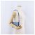 Borsa a tracolla con catena GUCCI Satin Blue Auth 200336V - vista 23