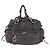 Chloé Bolsa de mão Chloe com corrente em couro cinza prata Auth 200082A Marrom - vista 13