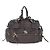 Chloé Bolsa de mão Chloe com corrente em couro cinza prata Auth 200082A Marrom - vista 2