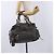 Chloé Bolsa de mão Chloe com corrente em couro cinza prata Auth 200082A Marrom - vista 27