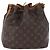 LOUIS VUITTON Borsa a tracolla Monogram Petit Noe M42226 LV Auth 196422 Monogramma - vista 2