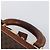 Céline CELINE Macadam Canvas Trunk PVC Leather Brown Gold Auth 196339 Marrone D'oro - vista 14