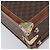 Céline CELINE Macadam Canvas Trunk PVC Leather Brown Gold Auth 196339 Marrone D'oro - vista 17