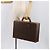 Céline CELINE Macadam Canvas Trunk PVC Leather Brown Gold Auth 196339 Marrone D'oro - vista 27