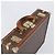 Céline CELINE Macadam Canvas Trunk PVC Leather Brown Gold Auth 196339 Marrone D'oro - vista 6