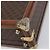 Céline CELINE Macadam Canvas Trunk PVC Leather Brown Gold Auth 196339 Marrone D'oro - vista 8