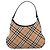Borsa a tracolla Burberrys Nova Check Canvas Beige Silver Auth 201983 Argento - vista 2