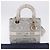 Borsa a mano Christian Dior Lady Delight Canvas 2way Grigio Oro Auth 199963SAM Marrone D'oro - vista 12