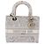 Borsa a mano Christian Dior Lady Delight Canvas 2way Grigio Oro Auth 199963SAM Marrone D'oro - vista 13