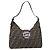 Borsa a Tracolla FENDI Zucca Canvas Mamma Baguette Nero Marrone Auth 199953A - vista 13