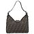 Borsa a Tracolla FENDI Zucca Canvas Mamma Baguette Nero Marrone Auth 199953A - vista 2