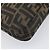 Borsa a Tracolla FENDI Zucca Canvas Mamma Baguette Nero Marrone Auth 199953A - vista 9