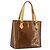 Borsa LOUIS VUITTON Monogram Vernis Houston Bronze M91122 LV Auth ka5947 Bronzo