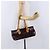 Borsa LOUIS VUITTON Monogram Vernis Rosewood Avenue Amarante M93510 LV Auth ka5975 Bordò - vista 23