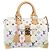 LOUIS VUITTON Monogram Multicolor Speedy 30 Hand Bag White M92643 Auth 200161SAV Bianco - vista 13