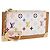 LOUIS VUITTON Multicolor Pochette Cles Coin Purse White M92655 LV Auth 202006A Bianco
