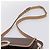 Céline Borsa a tracolla CELINE Macadam Canvas PVC Leather Brown Gold Auth bs36938 Marrone D'oro - vista 14
