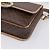 Céline Borsa a tracolla CELINE Macadam Canvas PVC Leather Brown Gold Auth bs36938 Marrone D'oro - vista 15