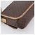 Céline Borsa a tracolla CELINE Macadam Canvas PVC Leather Brown Gold Auth bs36938 Marrone D'oro - vista 18