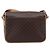 Céline Borsa a tracolla CELINE Macadam Canvas PVC Leather Brown Gold Auth bs36938 Marrone D'oro - vista 2