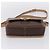 Céline Borsa a tracolla CELINE Macadam Canvas PVC Leather Brown Gold Auth bs36938 Marrone D'oro - vista 5