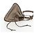 Borsa a mano LOEWE Hammock Small in pelle 2way Beige Tono Oro Auth 200149V - vista 5