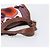 Borsa a mano Miu Miu Canvas Purple Brown Auth 199357A Marrone Porpora - vista 7