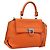Borsa Salvatore Ferragamo Sofia Gancini in pelle 2way Orange Silver Auth 201941A Argento Arancione