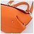 Borsa Salvatore Ferragamo Sofia Gancini in pelle 2way Orange Silver Auth 201941A Argento Arancione - vista 10