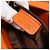 Borsa Salvatore Ferragamo Sofia Gancini in pelle 2way Orange Silver Auth 201941A Argento Arancione - vista 12