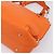 Borsa Salvatore Ferragamo Sofia Gancini in pelle 2way Orange Silver Auth 201941A Argento Arancione - vista 16