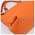 Borsa Salvatore Ferragamo Sofia Gancini in pelle 2way Orange Silver Auth 201941A Argento Arancione - vista 17