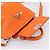 Borsa Salvatore Ferragamo Sofia Gancini in pelle 2way Orange Silver Auth 201941A Argento Arancione - vista 18