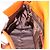 Borsa Salvatore Ferragamo Sofia Gancini in pelle 2way Orange Silver Auth 201941A Argento Arancione - vista 21