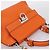 Borsa Salvatore Ferragamo Sofia Gancini in pelle 2way Orange Silver Auth 201941A Argento Arancione - vista 6