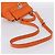 Borsa Salvatore Ferragamo Sofia Gancini in pelle 2way Orange Silver Auth 201941A Argento Arancione - vista 9