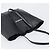 Borsa Tote BALENCIAGA Every Day in pelle nera e argento 551810 Auth hk4005 Nero - vista 6