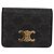 Céline Portafoglio CELINE Triomphe PVC Gold Dark Brown Auth 200004M D'oro Marrone scuro - vista 13