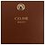 Céline Portafoglio CELINE Triomphe PVC Gold Dark Brown Auth 200004M D'oro Marrone scuro - vista 18