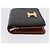 Céline Portafoglio CELINE Triomphe PVC Gold Dark Brown Auth 200004M D'oro Marrone scuro - vista 4